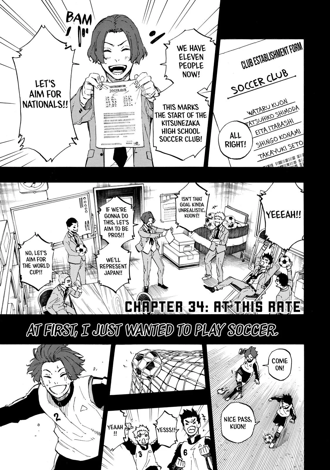 Blue Lock Chapter 34 Image 1