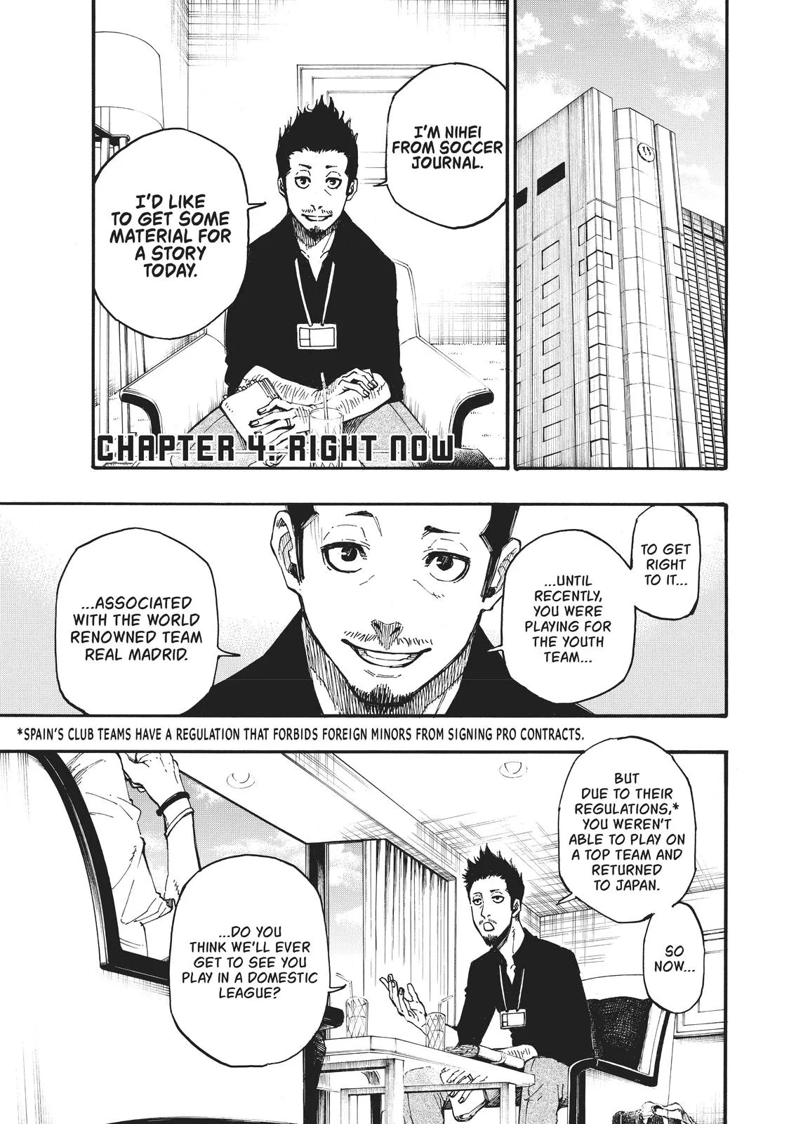 Blue Lock Chapter 4 Image 1